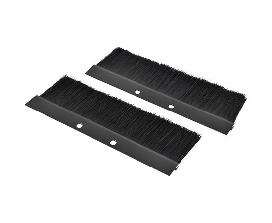 Комплект щеточного ввода ЦМО в шкаф, универсальный, цвет черный КВ-Щ-55.210А-9005 