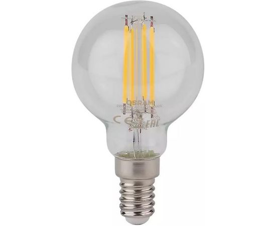 Светодиодная лампа OSRAM DIM LED STAR P Шар 5Вт E14 520 Лм 4000 К Нейтральный белый свет 4058075230446 