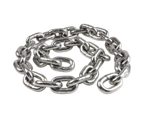 Круглозвенная цепь TOR G80 6х18, оцинкованная 1001479 