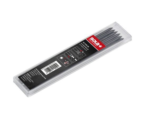 Набор грифелей SOLA 6 шт, серые, SG TLM2 HB 66045120 