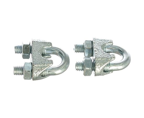 Зажим троса ЕВРОПАРТНЕР DIN 741 Zn D8 2 шт. Z1 07732 