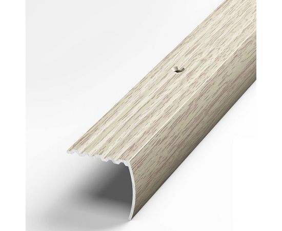 Порог угловой алюминиевый (30х27 мм; 0.9 м; декоративный; дуб беленый) Лука 00000001535 