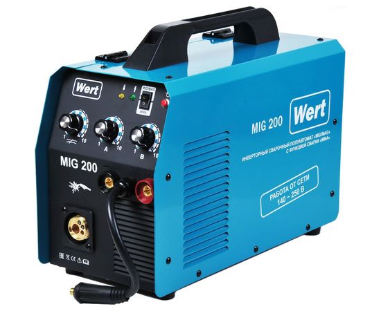 Сварочный аппарат WERT MIG/MAG MIG 200 195062 