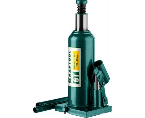 Гидравлический бутылочный домкрат KRAFTOOL Kraft-Lift, сварной, 6 т, 220-435 мм, 43462-6 43462-6_z01 