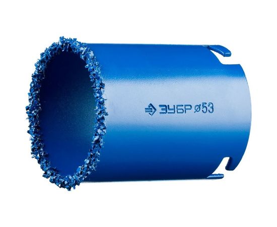 Кольцевая коронка c карбид-вольфрамовым нанесением (53х55 мм) ЗУБР 33350-53_z01 