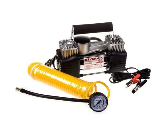 Металлический поршневой компрессор 50л/мин 2х с крокодилами в сумке 12АТМ SKYWAY БУРАН-05 S02001001 – изображение 4