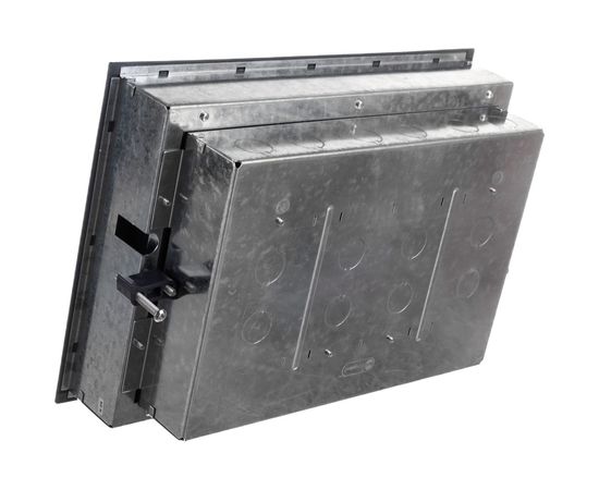 Люк в пол Экопласт LUK/12 на 12 постов, сталь, с коробкой и суппортом 70012 – изображение 2