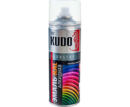 Универсальная эмаль KUDO аэрозоль серый базальт 520мл RAL7012 11604885 – изображение 2