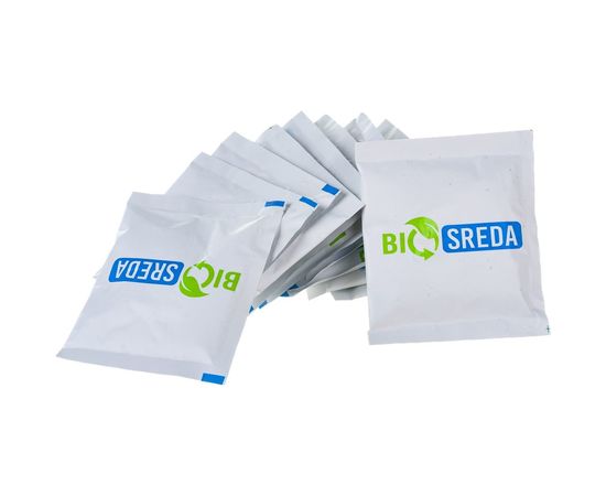 Биоактиватор для всех видов септиков и автономных канализаций (12 пакетиков по 25 гр) BIOSREDA 4610069880022 – изображение 2