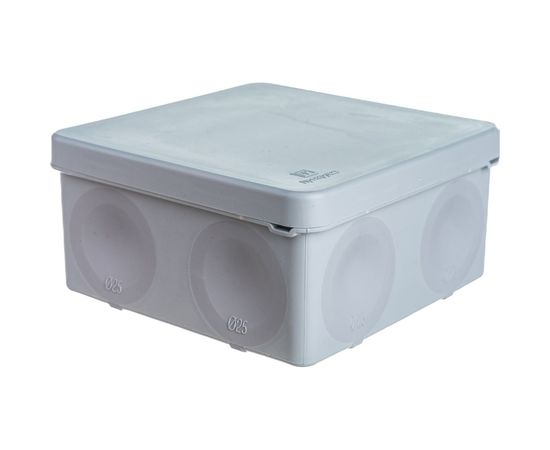 Распределительная двухкомпонентная коробка Промрукав для прямого монтажа HF 100х100х50 60-0300 – изображение 3