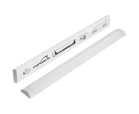 Светодиодный линейный светильник Сириус А 36W 6500K 1200х75х23мм IP40 SiriusA LU-1200-36W-OP-65K – изображение 3