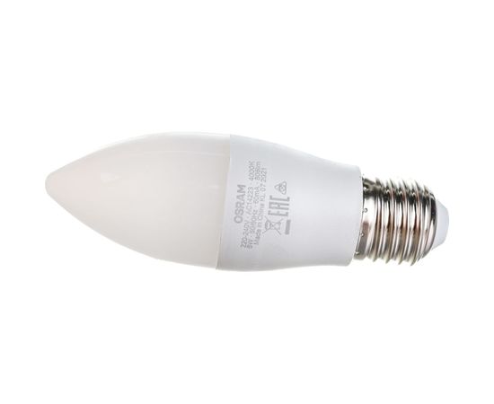 Светодиодная лампа OSRAM LED STAR, B, свеча, 8Вт, E27, 806 Лм, 4000 К, нейтральный белый свет 4058075210776 – изображение 3
