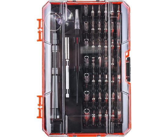 Набор для точных работ HARDEN отвертка и биты, CRV, 45 пр., в пластиковом пенале 550145 – изображение 7