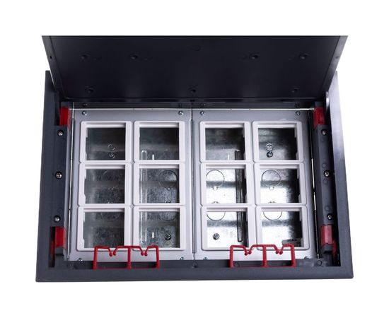 Люк в пол Экопласт LUK/12 на 12 постов, сталь, с коробкой и суппортом 70012 – изображение 3