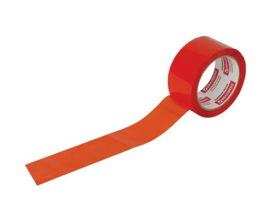 Клейкая упаковочная лента BRAUBERG 48 мм х 66 м, оранжевая, толщина 45 микрон 440154 – изображение 3