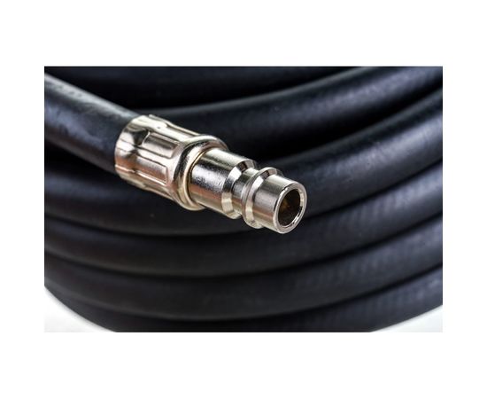 Шланг резиновый армированный чёрный с быстроразъемами (8х13 мм; 10 м) Русский Мастер РМ-70471 – изображение 4