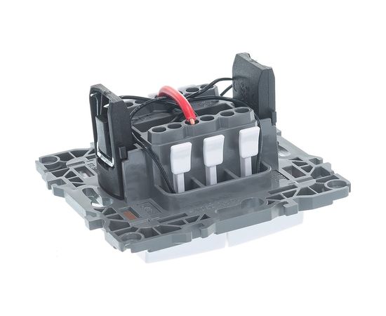 Двойной выключатель с подсветкой ЭРА 12-1105-01 10АХ-250В белый Б0014657 – изображение 6