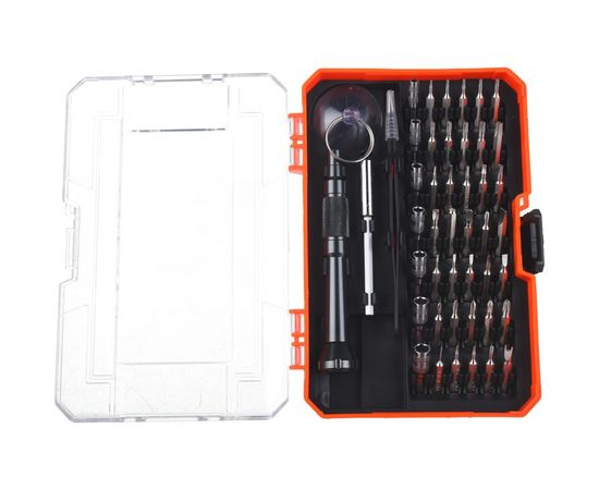 Набор для точных работ HARDEN отвертка и биты, CRV, 45 пр., в пластиковом пенале 550145 – изображение 6