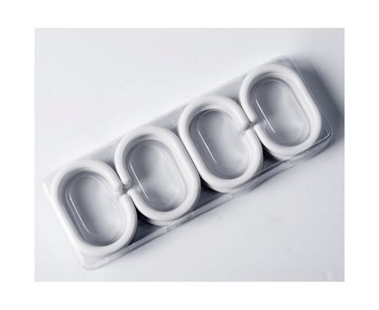 Шторка для ванной, кольца в комплекте WasserKRAFT Vils SC-10201 – изображение 5