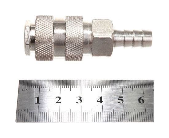 Соединение разъемное (рапид мама - елочка 10 мм с обжимным кольцом 10х15 мм) FUBAG 180122 B – изображение 5