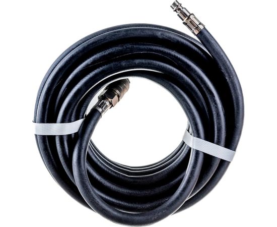 Шланг резиновый армированный чёрный с быстроразъемами (8х13 мм; 10 м) Русский Мастер РМ-70471 – изображение 7