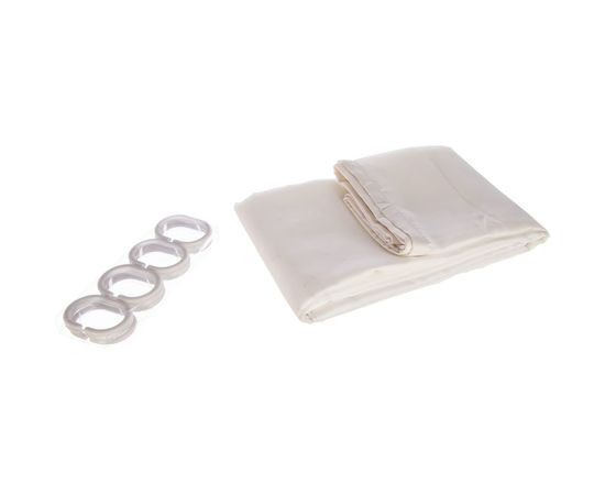 Шторка для ванной, кольца в комплекте WasserKRAFT Vils SC-10201 – изображение 8