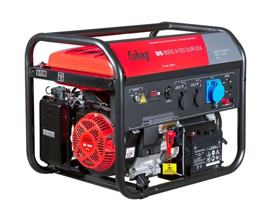 Бензиновая электростанция FUBAG с электростартером и коннектором автоматики bs 8500 a es duplex 641089 