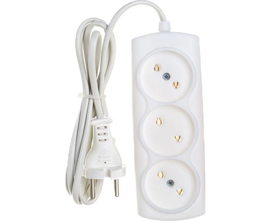 Удлинитель СТАРТ 3 розетки, 1 метр, С/УД 3x1 ШВВП/Р16-010 FP 
