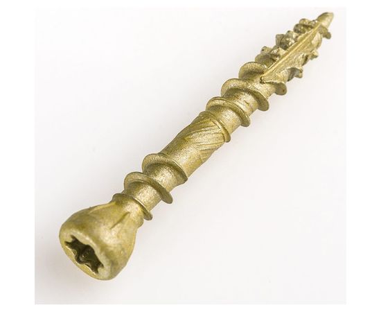 Усиленный саморез ЕВРОПАРТНЕР с антикоррозионным покрытием для террасной доски 5.0x40/18 TX-25, 15 шт 15 0547 1 