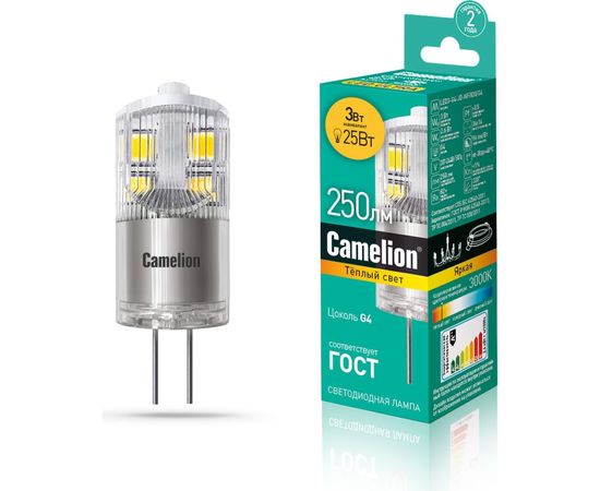 Светодиодная лампа Camelion LED3-G4-JD-NF/830/G4 13862 