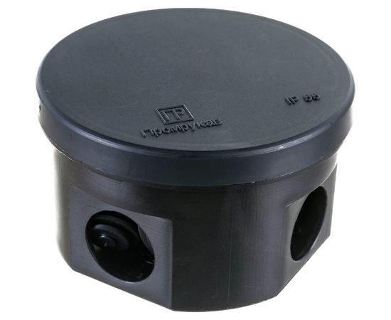 Распределительная коробка Промрукав 40-0120-9005 для о/п безгалогенная HF черная 80х50 1 шт 40-0120-9005 