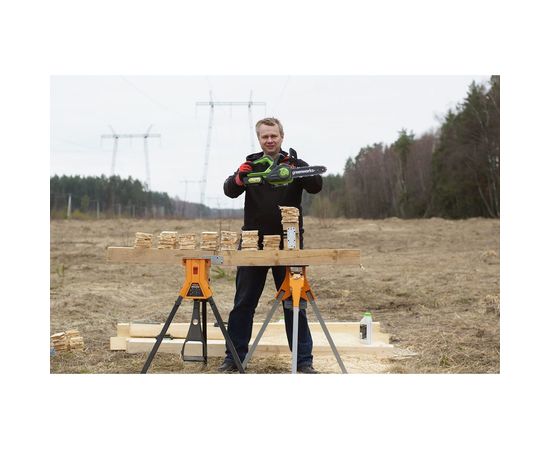 Цепная аккумуляторная пила GreenWorks G24CS25 24 В 2007707 – изображение 17