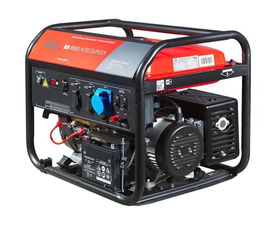 Бензиновая электростанция FUBAG с электростартером и коннектором автоматики bs 8500 a es duplex 641089 – изображение 2
