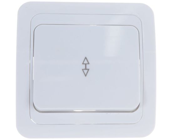 Выключатель UNIVersal Валери 1 клавиша, проходной, белый В0025 – изображение 2