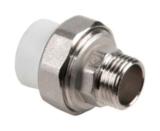 Муфта комбинированная RTP разъемная, американка, наружная резьба, D32х1 мм 10646 – изображение 2