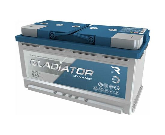 Аккумуляторная батарея Gladiator 100 А/ч, обратная полярность, тип вывода конус GDY10000 – изображение 2