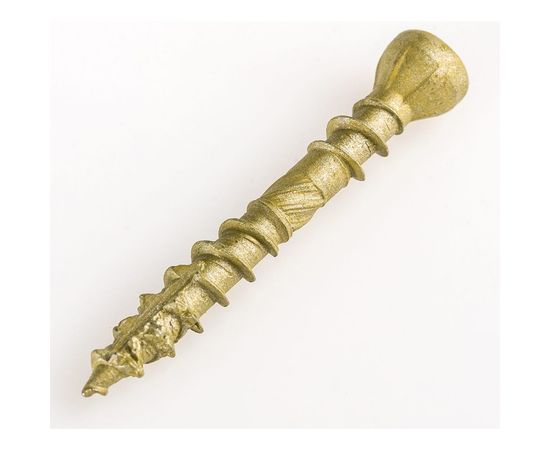 Усиленный саморез ЕВРОПАРТНЕР с антикоррозионным покрытием для террасной доски 5.0x40/18 TX-25, 15 шт 15 0547 1 – изображение 2