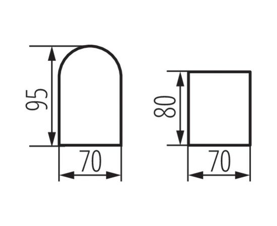 Фасадный светильник KANLUX NOVIA EL 120 D 25662 – изображение 2