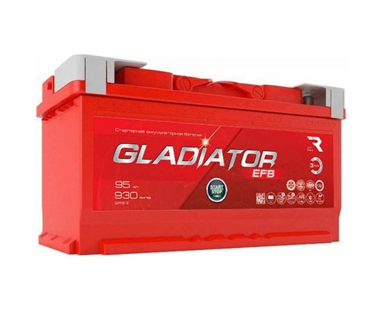 Аккумуляторная батарея Gladiator 95 А/ч, обратная полярность, тип вывода конус GEF9500 – изображение 2