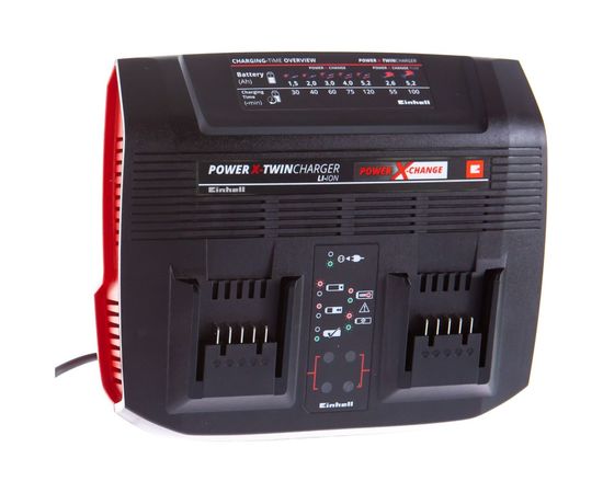 Зарядка для аккумуляторных батарей Einhell PXC Power X-Twincharger 4512069 – изображение 2