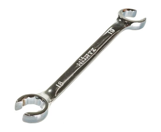 Набор двустороних накидных разрезных ключей HORTZ 7 штук, 8-24, хромированные HOR 121332 – изображение 2