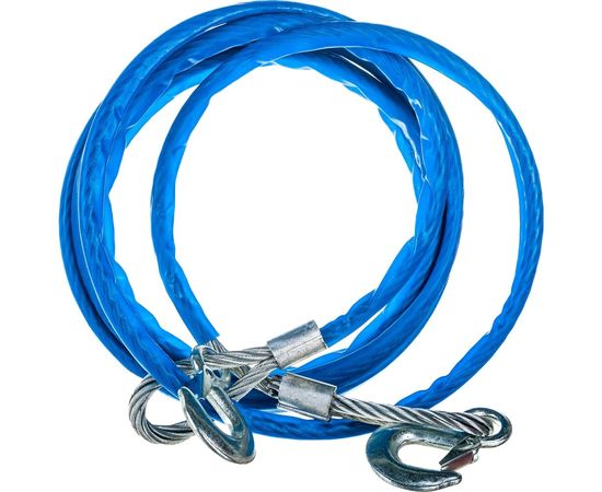 Буксировочный металлический трос General Technologies 12т, d 12мм, с крюками, 5 м, в сумке GT-TRM12 – изображение 3