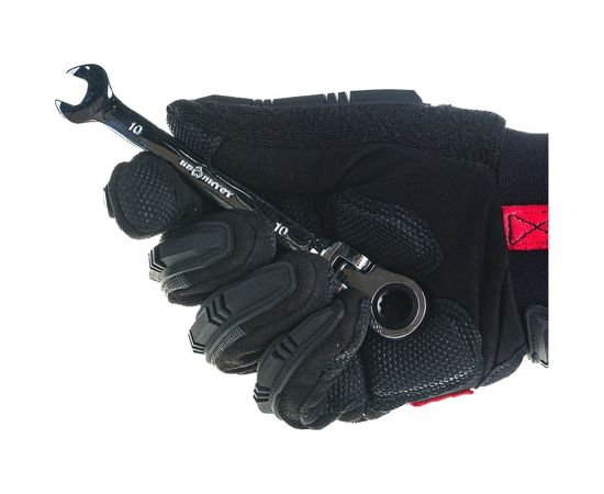 Гаечный комбинированный ключ с трещоткой КВАЛИТЕТ 10 мм ККТ-10Ш 6656135 – изображение 3