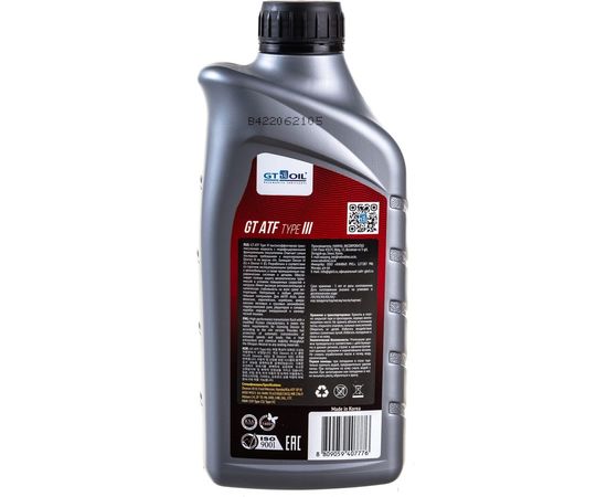Масло ATF Type-III Dexron III H, 1 л GT OIL 8809059407776 – изображение 3