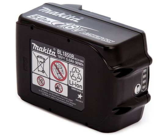 Аккумулятор BL1850B (18 В, 5.0 Ач, Li-ion, без упаковки) Makita 632F15-1 – изображение 3