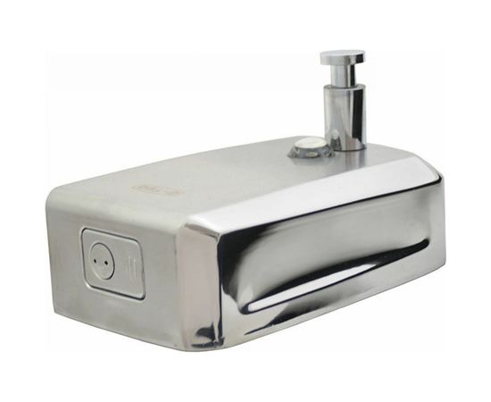 Дозатор для жидкого мыла 0,5 л. G-teq 8605 Lux металл – изображение 3