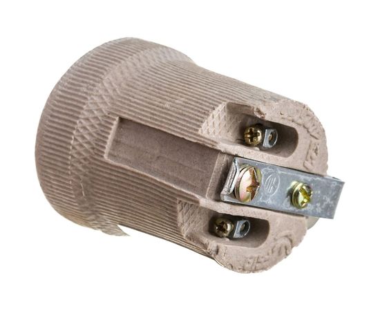 Патрон с держателем IEK Е27, керамика EPC15-04-01-K01 – изображение 3
