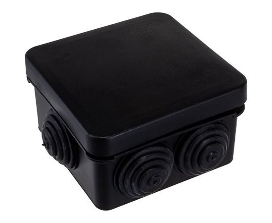 Распределительная коробка Промрукав 40-0200-9005 для о/п безгалогенная HF черная 70х70х40 1 шт 40-0200-9005 – изображение 3