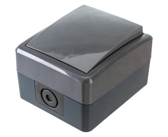 Выключатель ЭРА 11-1401-03 IP54, 10АХ-250В, ОУ, Эксперт, серый Б0020670 – изображение 3