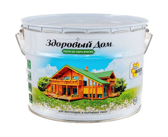 Деревозащитное средство Здоровый Дом Рябина 10 л 90000857539 – изображение 3